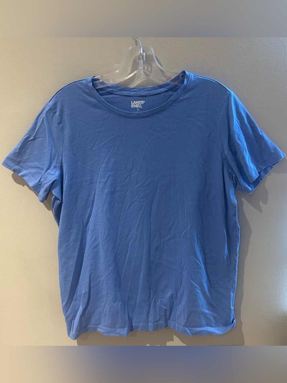 Lands' End Women’s Blue Crewneck Tee